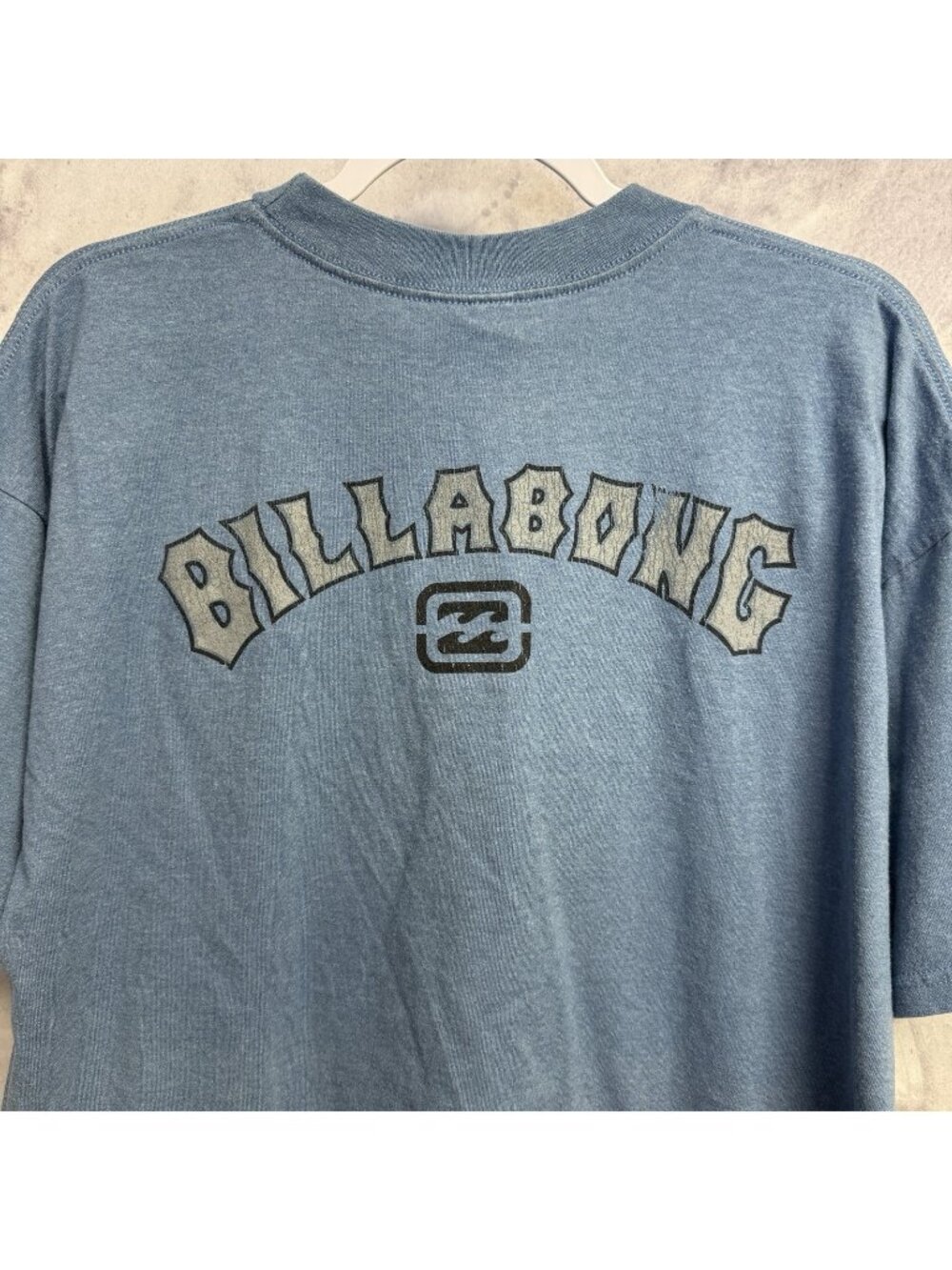 Vintage Billabong T Shirt Mens XL Blue Y2K 90s Surf Skate Grunge